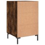 Nachttisch aus geräucherter Eiche aus Holzwerkstoff 40x40x66 cm von vidaXL, Nachttische - Ref: Foro24-827665, Preis: 52,90 €,...