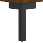 Nachttisch aus geräucherter Eiche aus Holzwerkstoff 40x40x66 cm von vidaXL, Nachttische - Ref: Foro24-827665, Preis: 52,90 €,...
