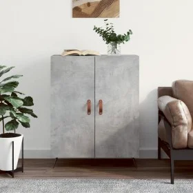 Concrete gray engineered wood sideboard 69.5x34x90 cm by vidaXL, Sideboards - Ref: Foro24-827696, Price: 75,59 €, Discount: %
