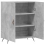 Concrete gray engineered wood sideboard 69.5x34x90 cm by vidaXL, Sideboards - Ref: Foro24-827696, Price: 76,51 €, Discount: %