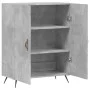 Concrete gray engineered wood sideboard 69.5x34x90 cm by vidaXL, Sideboards - Ref: Foro24-827696, Price: 75,59 €, Discount: %