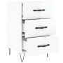 Glänzend weißer Nachttisch aus Holzwerkstoff, 40 x 40 x 66 cm von vidaXL, Nachttische - Ref: Foro24-827654, Preis: 65,13 €, R...