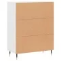Weißes Sideboard aus Holzwerkstoff, 69,5 x 34 x 90 cm von vidaXL, Sideboards - Ref: Foro24-827700, Preis: 80,32 €, Rabatt: %