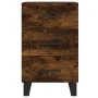 Nachttisch aus geräuchertem Eichenholzwerkstoff, 40 x 40 x 66 cm von vidaXL, Nachttische - Ref: Foro24-827689, Preis: 67,61 €...