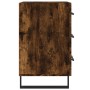 Nachttisch aus geräuchertem Eichenholzwerkstoff, 40 x 40 x 66 cm von vidaXL, Nachttische - Ref: Foro24-827689, Preis: 67,61 €...
