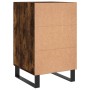 Nachttisch aus geräuchertem Eichenholzwerkstoff, 40 x 40 x 66 cm von vidaXL, Nachttische - Ref: Foro24-827689, Preis: 67,61 €...