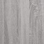 Aparador de madera de ingeniería gris Sonoma 69,5x34x90 cm