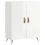 Aparador de madera contrachapada blanco brillante 69,5x34x90 cm de vidaXL, Aparadores - Ref: Foro24-827694, Precio: 81,81 €, ...