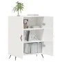 Aparador de madera contrachapada blanco brillante 69,5x34x90 cm de vidaXL, Aparadores - Ref: Foro24-827694, Precio: 81,81 €, ...