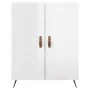 Aparador de madera contrachapada blanco brillante 69,5x34x90 cm de vidaXL, Aparadores - Ref: Foro24-827694, Precio: 81,81 €, ...