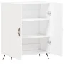 White engineered wood sideboard 69.5x34x90 cm by vidaXL, Sideboards - Ref: Foro24-827692, Price: 77,06 €, Discount: %