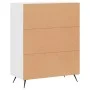 White engineered wood sideboard 69.5x34x90 cm by vidaXL, Sideboards - Ref: Foro24-827692, Price: 77,06 €, Discount: %