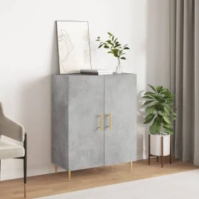 Betongraues Sideboard aus Holzwerkstoff, 69,5 x 34 x 90 cm von vidaXL, Sideboards - Ref: Foro24-827712, Preis: 67,64 €, Rabat...