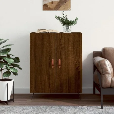 Aparador de madera de ingeniería marrón roble 69,5x34x90 cm de vidaXL, Aparadores - Ref: Foro24-827699, Precio: 88,14 €, Desc...