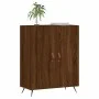 Aparador de madera de ingeniería marrón roble 69,5x34x90 cm de vidaXL, Aparadores - Ref: Foro24-827699, Precio: 88,14 €, Desc...