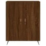 Aparador de madera de ingeniería marrón roble 69,5x34x90 cm de vidaXL, Aparadores - Ref: Foro24-827699, Precio: 88,14 €, Desc...