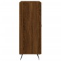 Engineered wood brown oak sideboard 69.5x34x90 cm by vidaXL, Sideboards - Ref: Foro24-827699, Price: 89,39 €, Discount: %