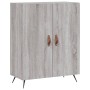 Sonoma-graues Sideboard aus Holzwerkstoff, 69,5 x 34 x 90 cm von vidaXL, Sideboards - Ref: Foro24-827698, Preis: 78,36 €, Rab...