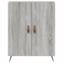 Sonoma-graues Sideboard aus Holzwerkstoff, 69,5 x 34 x 90 cm von vidaXL, Sideboards - Ref: Foro24-827698, Preis: 78,36 €, Rab...