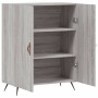 Sonoma-graues Sideboard aus Holzwerkstoff, 69,5 x 34 x 90 cm von vidaXL, Sideboards - Ref: Foro24-827698, Preis: 78,36 €, Rab...