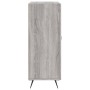 Sonoma-graues Sideboard aus Holzwerkstoff, 69,5 x 34 x 90 cm von vidaXL, Sideboards - Ref: Foro24-827698, Preis: 78,36 €, Rab...