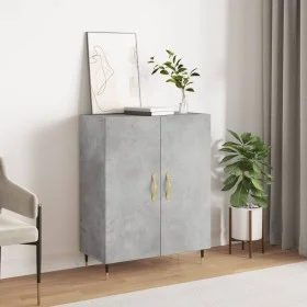 Aparador de madera de ingeniería gris hormigón 69,5x34x90 cm de vidaXL, Aparadores - Ref: Foro24-827704, Precio: 74,64 €, Des...