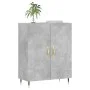 Aparador de madera de ingeniería gris hormigón 69,5x34x90 cm de vidaXL, Aparadores - Ref: Foro24-827704, Precio: 74,64 €, Des...