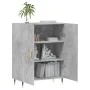 Aparador de madera de ingeniería gris hormigón 69,5x34x90 cm de vidaXL, Aparadores - Ref: Foro24-827704, Precio: 74,64 €, Des...