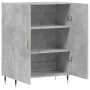 Aparador de madera de ingeniería gris hormigón 69,5x34x90 cm de vidaXL, Aparadores - Ref: Foro24-827704, Precio: 74,64 €, Des...