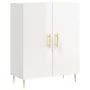 Hochglanzweißes Sperrholz-Sideboard 69,5 x 34 x 90 cm von vidaXL, Sideboards - Ref: Foro24-827710, Preis: 89,39 €, Rabatt: %