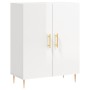 Hochglanzweißes Sperrholz-Sideboard 69,5 x 34 x 90 cm von vidaXL, Sideboards - Ref: Foro24-827710, Preis: 90,65 €, Rabatt: %