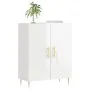 Hochglanzweißes Sperrholz-Sideboard 69,5 x 34 x 90 cm von vidaXL, Sideboards - Ref: Foro24-827710, Preis: 89,39 €, Rabatt: %