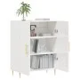 Hochglanzweißes Sperrholz-Sideboard 69,5 x 34 x 90 cm von vidaXL, Sideboards - Ref: Foro24-827710, Preis: 89,39 €, Rabatt: %
