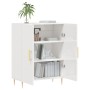 Hochglanzweißes Sperrholz-Sideboard 69,5 x 34 x 90 cm von vidaXL, Sideboards - Ref: Foro24-827710, Preis: 90,65 €, Rabatt: %