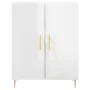 Hochglanzweißes Sperrholz-Sideboard 69,5 x 34 x 90 cm von vidaXL, Sideboards - Ref: Foro24-827710, Preis: 89,39 €, Rabatt: %