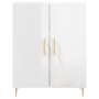 Hochglanzweißes Sperrholz-Sideboard 69,5 x 34 x 90 cm von vidaXL, Sideboards - Ref: Foro24-827710, Preis: 90,65 €, Rabatt: %