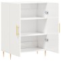 Aparador de madera contrachapada blanco brillante 69,5x34x90 cm de vidaXL, Aparadores - Ref: Foro24-827710, Precio: 93,48 €, ...