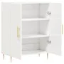 Hochglanzweißes Sperrholz-Sideboard 69,5 x 34 x 90 cm von vidaXL, Sideboards - Ref: Foro24-827710, Preis: 89,39 €, Rabatt: %
