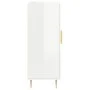 Glossy white plywood sideboard 69.5x34x90 cm by vidaXL, Sideboards - Ref: Foro24-827710, Price: 89,38 €, Discount: %