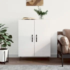 Hochglanzweißes Sperrholz-Sideboard 69,5 x 34 x 90 cm von vidaXL, Sideboards - Ref: Foro24-827718, Preis: 80,45 €, Rabatt: %