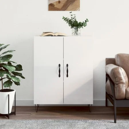 Hochglanzweißes Sperrholz-Sideboard 69,5 x 34 x 90 cm von vidaXL, Sideboards - Ref: Foro24-827718, Preis: 80,44 €, Rabatt: %