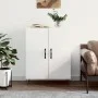 Aparador de madera contrachapada blanco brillante 69,5x34x90 cm de vidaXL, Aparadores - Ref: Foro24-827718, Precio: 80,44 €, ...