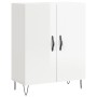 Hochglanzweißes Sperrholz-Sideboard 69,5 x 34 x 90 cm von vidaXL, Sideboards - Ref: Foro24-827718, Preis: 81,47 €, Rabatt: %