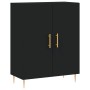Schwarzes Sideboard aus Holzwerkstoff, 69,5 x 34 x 90 cm von vidaXL, Sideboards - Ref: Foro24-827709, Preis: 77,38 €, Rabatt: %