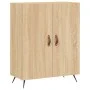 Aparador de madera de ingeniería roble Sonoma 69,5x34x90 cm de vidaXL, Aparadores - Ref: Foro24-827695, Precio: 75,66 €, Desc...