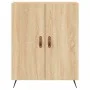 Aparador de madera de ingeniería roble Sonoma 69,5x34x90 cm de vidaXL, Aparadores - Ref: Foro24-827695, Precio: 75,66 €, Desc...