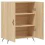 Aparador de madera de ingeniería roble Sonoma 69,5x34x90 cm de vidaXL, Aparadores - Ref: Foro24-827695, Precio: 75,66 €, Desc...