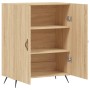 Aparador de madera de ingeniería roble Sonoma 69,5x34x90 cm de vidaXL, Aparadores - Ref: Foro24-827695, Precio: 76,64 €, Desc...