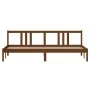 Honigbraunes Massivholzbettgestell 200x200 cm von vidaXL, Betten und Lattenroste - Ref: Foro24-814907, Preis: 161,64 €, Rabat...