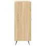 Aparador de madera de ingeniería roble Sonoma 69,5x34x90 cm de vidaXL, Aparadores - Ref: Foro24-827695, Precio: 75,66 €, Desc...